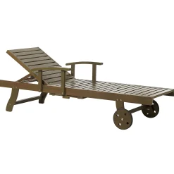 Solstol utomhus med Dyna Amantea Premium II Akaciaträ