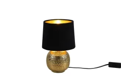 Sophia Bordslampa E14 svart/ guld