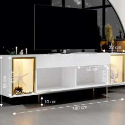 Sosan TV-bänk 180x55x32 cm