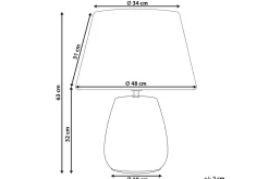 Spargi Bordslampa 63 cm E27