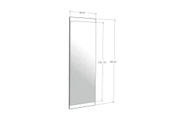 Spegel 40x120 cm