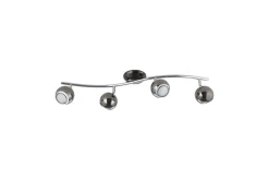 Spotlight Eglo Bimeda med 4 Lampor Nickel-Nero, Krom