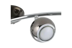 Spotlight Eglo Bimeda med 4 Lampor Nickel-Nero, Krom