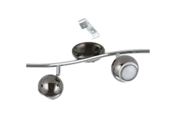 Spotlight Eglo Bimeda med 4 Lampor Nickel-Nero, Krom
