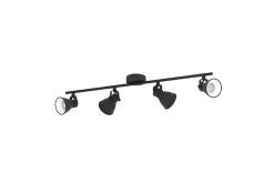 Spotlight Eglo Seras med 4 Lampor Svart
