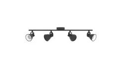 Spotlight Eglo Seras med 4 Lampor Svart