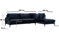 Stacker Hörnsoffa med Divan Höger