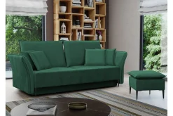 Staffin 3-sits Bäddsoffa Dark green