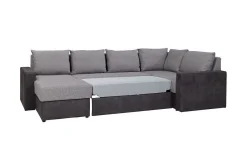 Staffin 4-sits Hörnbäddsoffa Ljusgrå