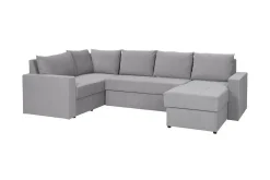 Staffin 4-sits Hörnbäddsoffa Ljusgrå