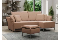 Staffin 3-sits Hörnbäddsoffa Pink