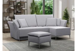 Staffin 3-sits Hörnbäddsoffa Light grey/Dark grey