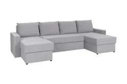 Staffin 4-sits Hörnbäddsoffa Ljusgrå
