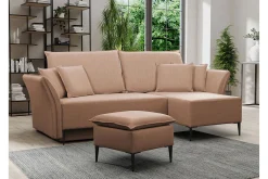 Staffin 3-sits Hörnbäddsoffa Pink