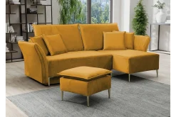 Staffin 3-sits Hörnbäddsoffa Dark yellow