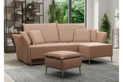 Staffin 3-sits Hörnbäddsoffa Pink