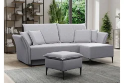 Staffin 3-sits Hörnbäddsoffa Light grey/Dark grey