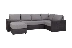 Staffin 4-sits Hörnbäddsoffa Dark grey/Light grey
