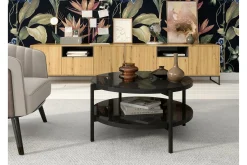 Staffin Soffbord Black