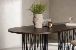 Stone Matbord 220x100x74 cm Oval