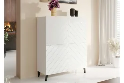 Strontian Highboard Scandinavian Choice White