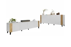 Strontian Möbelset För Vardagsrum Scandinavian Choice White