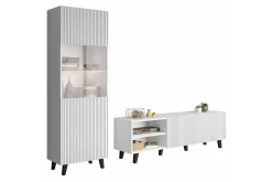 Strontian Möbelset För Vardagsrum Scandinavian Choice White