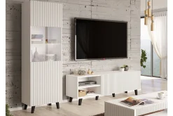 Strontian Möbelset För Vardagsrum Scandinavian Choice White