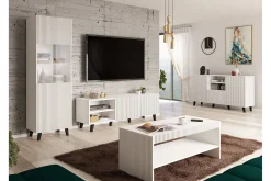 Strontian Möbelset För Vardagsrum Scandinavian Choice White
