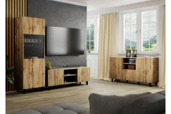 Strontian Möbelset För Vardagsrum Scandinavian Choice Black