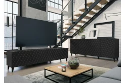 Strontian Möbelset För Vardagsrum Scandinavian Choice Black