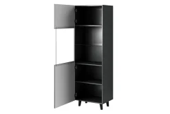 Strontian Vitrinskåp 183 cm Scandinavian Choice Anthracite/Black