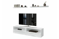 Summerville Möbelset För Vardagsrum White