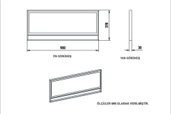 Susia Sideboard 90 cm