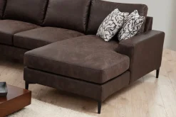 Svanabyn Soffa m. Divan och Schäslong 4-sits