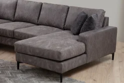 Svanabyn Soffa m. Divan och Schäslong 4-sits