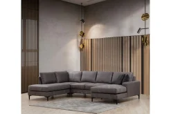 Svanabyn Soffa m. Divan och Schäslong 4-sits