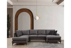 Svanabyn Soffa m. Divan och Schäslong 4-sits