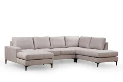 Svanabyn Soffa m. Divan och Schäslong 4-sits