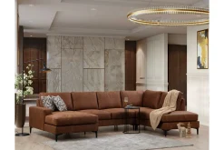 Svanabyn Soffa m. Divan och Schäslong 4-sits