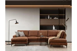 Svanabyn Soffa m. Divan och Schäslong 4-sits