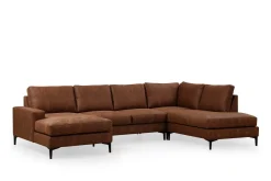 Svanabyn Soffa m. Divan och Schäslong 4-sits