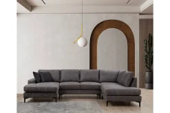 Svanabyn Soffa m. Divan och Schäslong 4-sits
