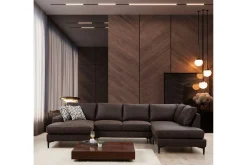 Svanabyn Soffa m. Divan och Schäslong 4-sits