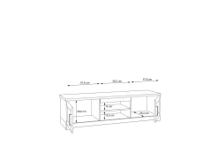 Svetis Tv-bänk 183 cm