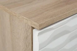 Swanea Soffbord 120 cm med Förvaring Skåp + Hylla
