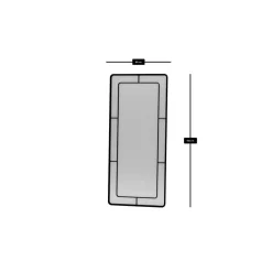 Sylron Golvspegel 80x180 cm