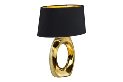 Taba bordslampa 52cm E27 guld/ svart