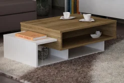Tabate Soffbord 105 cm med Förvaring Hyllor