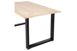 Tablo Matbord U-Formade Ben 180 cm Obehandlat